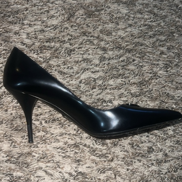 Black Prada pointed toe heels size 35 - Picture 7 of 12